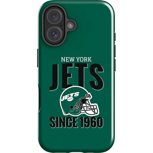 NFL New York Jets Helmet iPhone 16 Plus Impact Case
